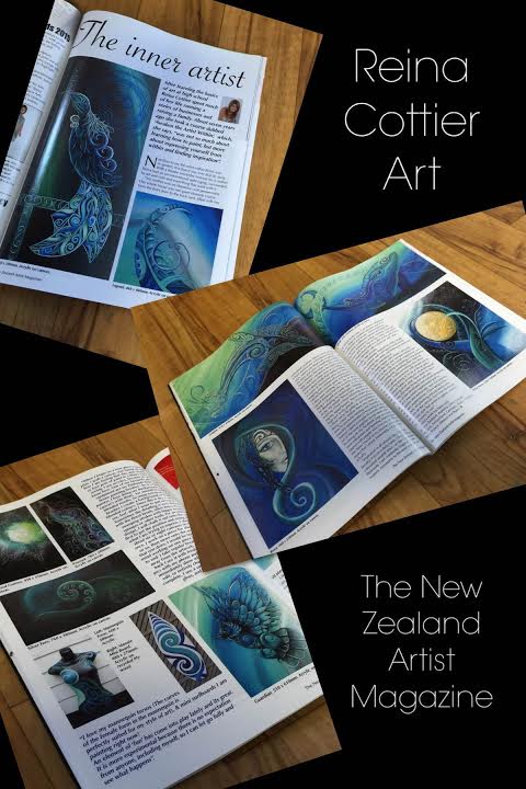 4 page spread Reina Cottier Art